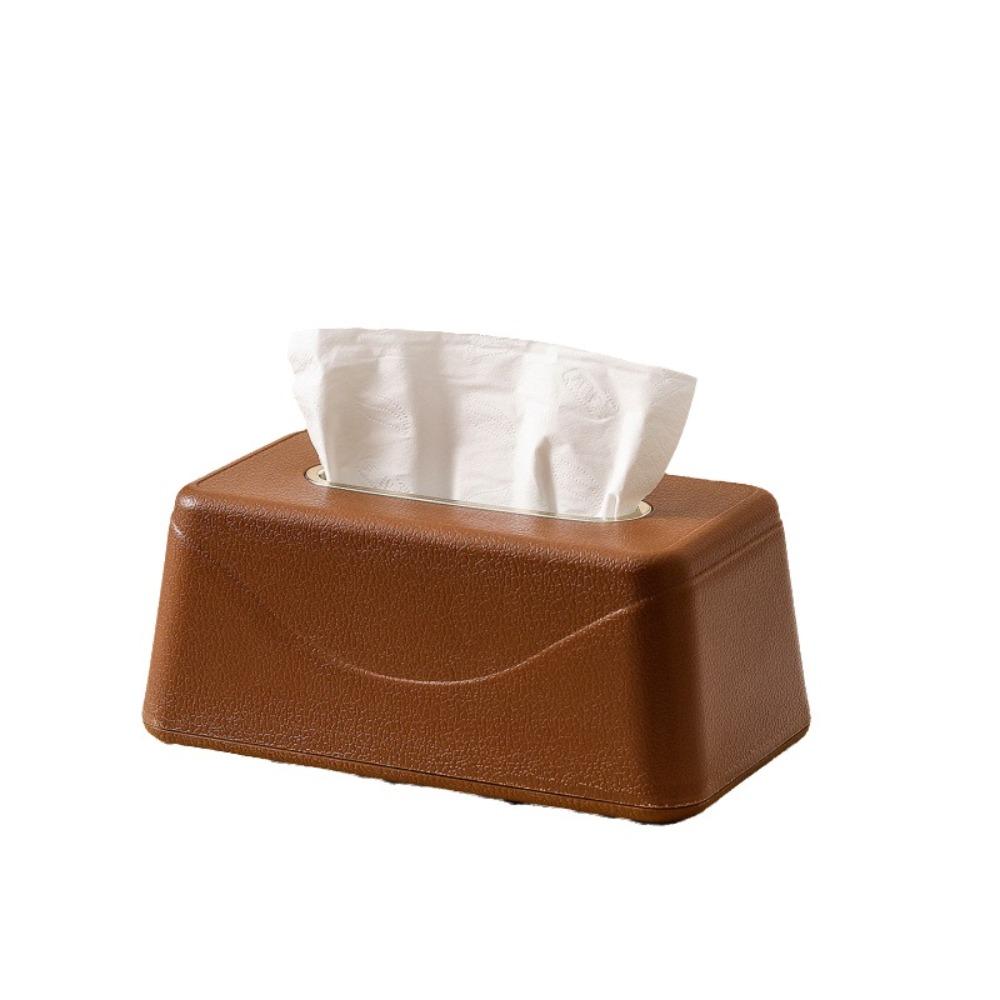 Elegant Napkin Holder Refillable Tissue Wipes Distributor Case Desktop Tissue Dispenser  Desktop