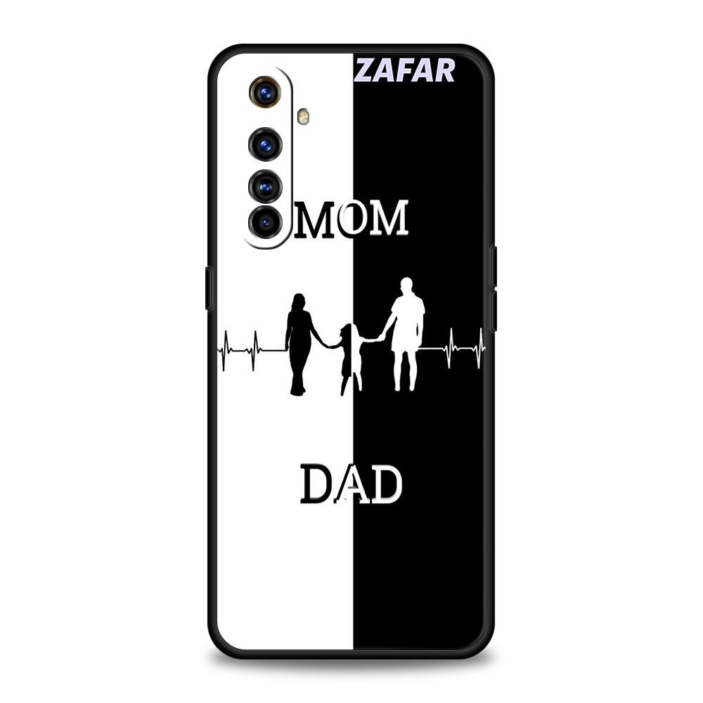 Fashion Super Mom Dad Phone Case For Realme 12 11 10 4G 9 8 5G 7 6 GT5 GT3 GT2 Pro Plus C21 C11 C25 C35 GT Neo 2 3 3T 5 Cover