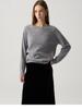 Mulberry Silk & Cashmere Blend Sweater - Soft Knit, Seamless, Round Neck Base Layer for Women