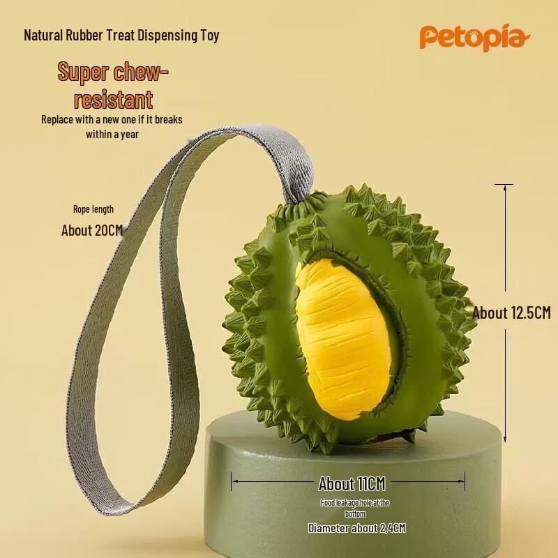 Petlimit Durable Treat Dispensing Dog Toy Ball