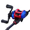 Portable Travel Fishing Rod Reel Combos 5 Sections Fishing Pole 13+1BB  Baitcastiing Fishing Reel