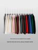 2025 Fleece-Lined Drop Shoulder Cotton Sweatshirt - Thickened Round Neck Workwear with Logo