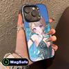 Game GI Lynette Translucent MagSafe Mobile Phone Case for iPhone 17 16 15 14 13 12 11 Air Pro Max Plus Colorful Cover
