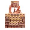 Transparent Dual-Tone Mini Keyboard Pendant 26-Key Keyboard Keychain  Children's Bag