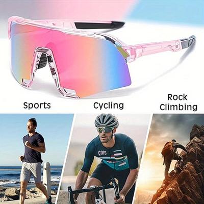 4 szt. Okulary przeciwsłoneczne rowerowe Outdoorowe Gogle sportowe Rower szosowy UV400 Rower Mężczyźni Kobiety Wiatroodporne Okulary przeciwsłoneczne