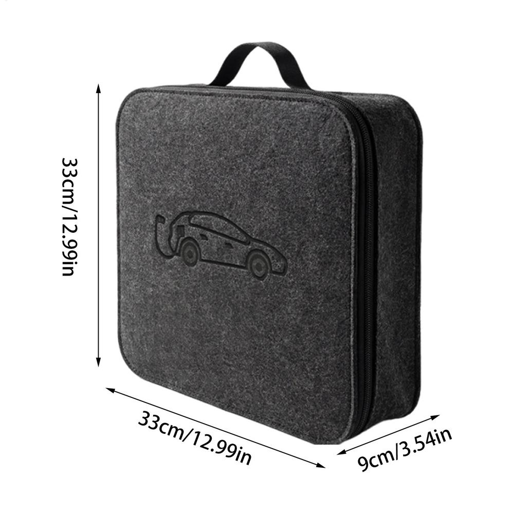 EV Charger Carrying Case Weatherproof Electric Vehicle Charging Cord Organizer Electric Vehicle Charging Cable Organizer Bag