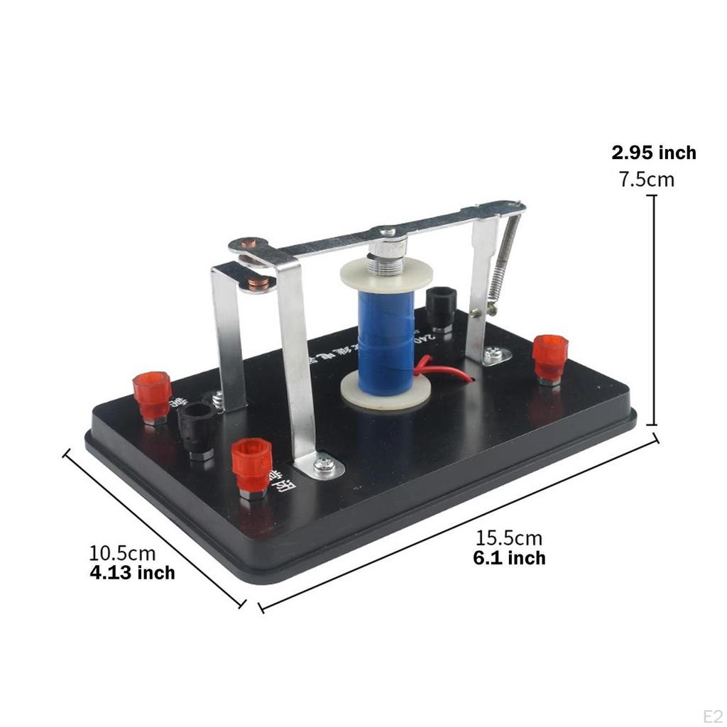 Science Experiment Circuit Electromagnetic Relay Kit Sturdy DIY Home School Electromagnetism
