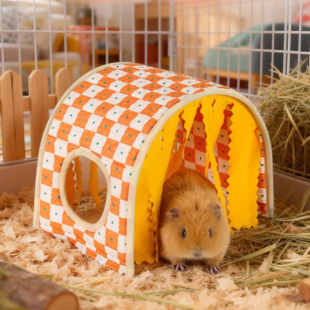 Breathable Hamster Shelter Summer Rabbit House Durable Guinea Pig Tunnel  Summer Nest