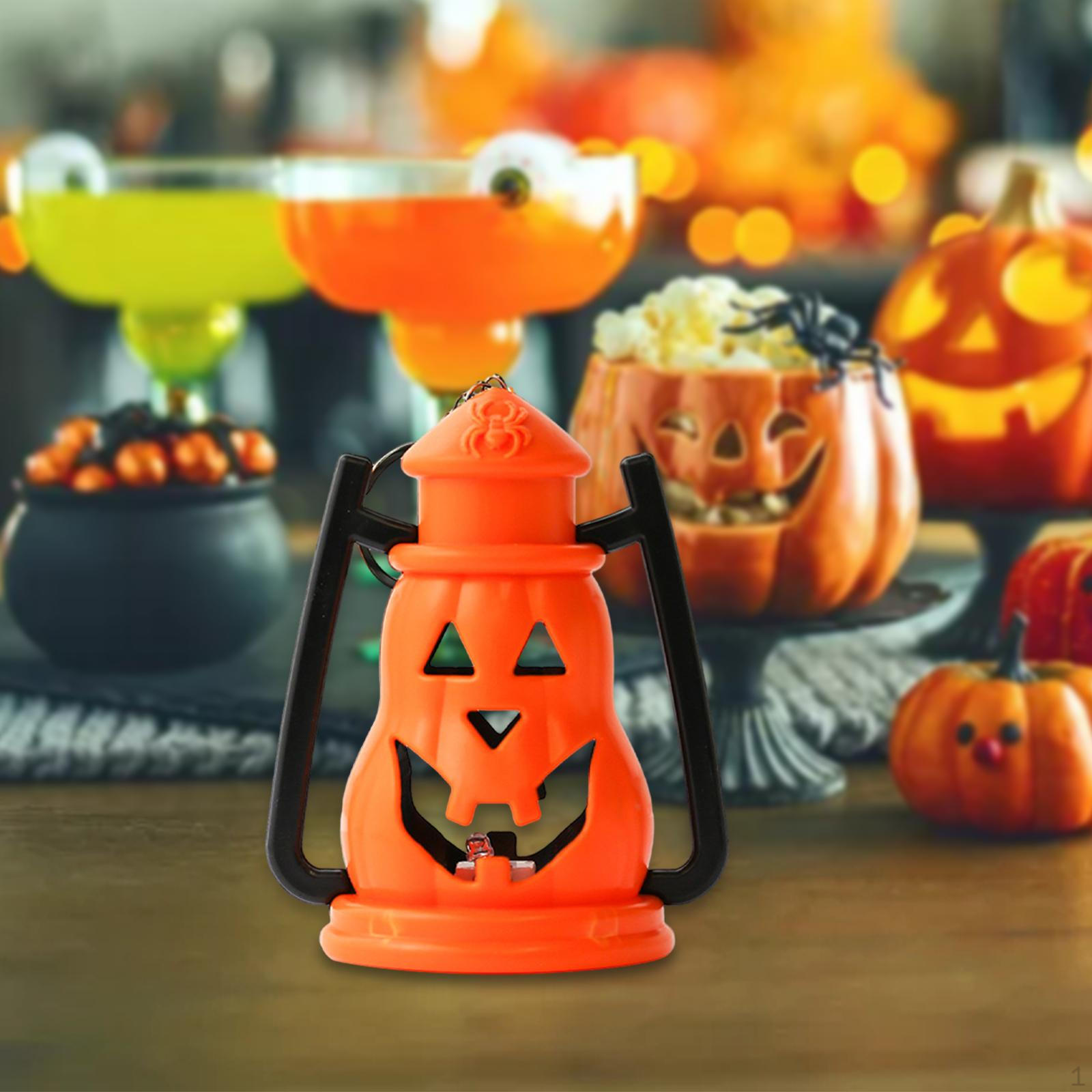 

Хэллоуин светодиодный фонарь тыквы для декора, беспламенные свечи украшения