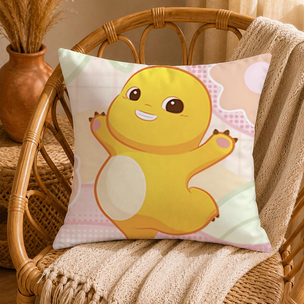 Cartoon NNailoongS Cushion Cover Ultra Soft Pillowcase CloudLike Comfort Fabric with Concealed Zipper