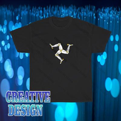 Brand New Isle Of Man Nation Symbol Logo  T-Shirt Funny Size S To 5XL