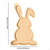 Wooden Serving Platter Cute Dining Plate Table Centerpiece Decoration Tableware Charcuterie Board