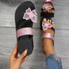 OV Kvinner Jenter Pearl Flat Bohemian Style Casual Sandaler Strandsko Kiler Tøfler