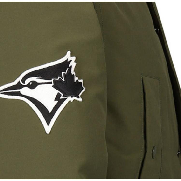 New MLB Down Jackets Unisex Army Green 31DJCG061