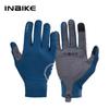 INBIKE Vollfinger-Touchscreen-Fahrradhandschuhe mit Stoßdämpfung, rutschfestes Design für Damen und Herren - Frühling/Herbst