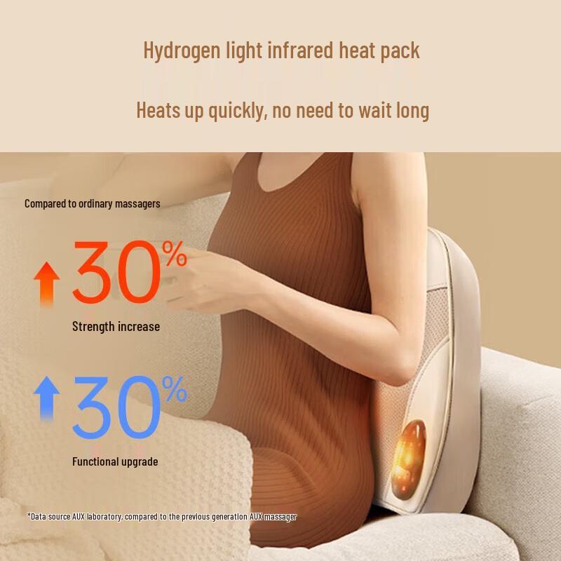 AUX Multi-Region Heated Massage Cushion AJA-12D-635