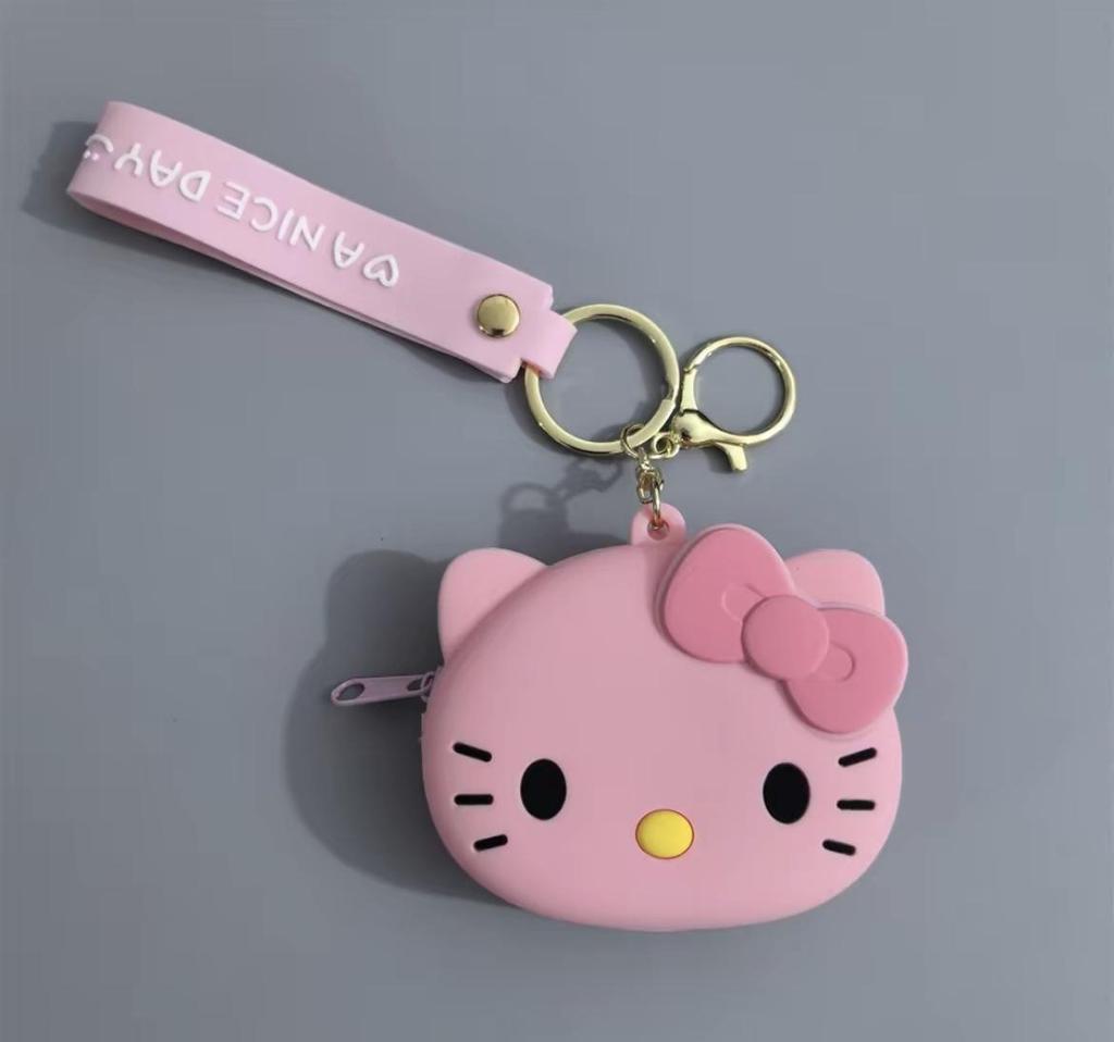 Sanrio Cartoon Silicone Coin Purse - Cute Children's Storage Bag