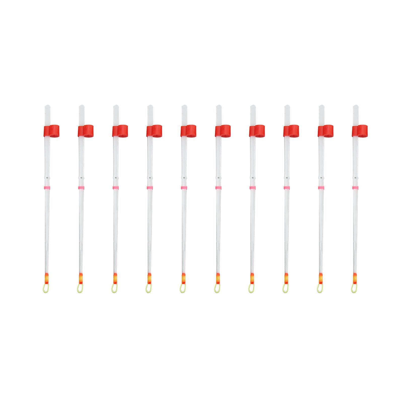 Igeteck 10Pcs Mini Winter Ice Fishing Rod Top Tip Winter Fishing Tackle Auxiliary Equipment Tool130mm