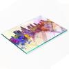 Los Angeles Multifunctional Decorative Tempered Kitchen Board 80x52 Cm