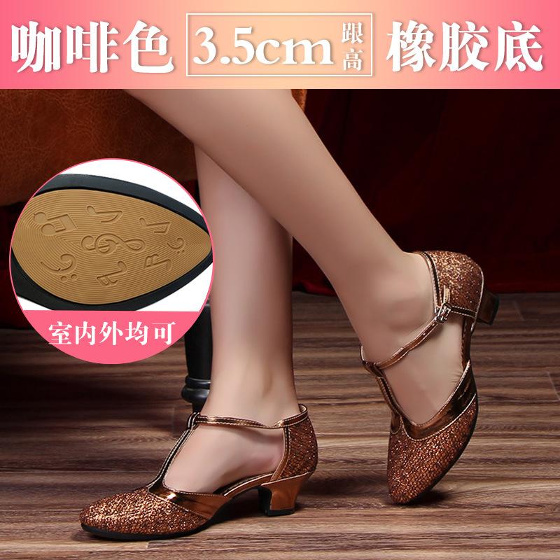 High Heels Damen Sandalen Neue Latin Dance Schuhe Damen High Heel Gesellschaftstanz Schuhe Retro Lila Damen Schuhe Gold Heels