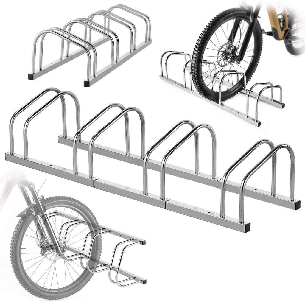 KADAX Steel Silver Bicycle Stand