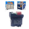 Convenient 127V Electromagnetic Push Button 127V 18A 6 Pin Small Button Switches Efficient Push Button with Brakes