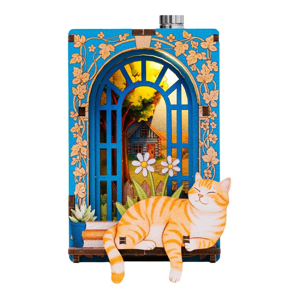 Dollhouse Shop Fridge Magnet Animal Mini House Refrigerator Decoration Home Decoration Style F