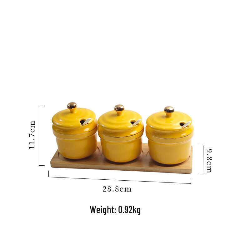 LISM Ceramic Spice Jar Set