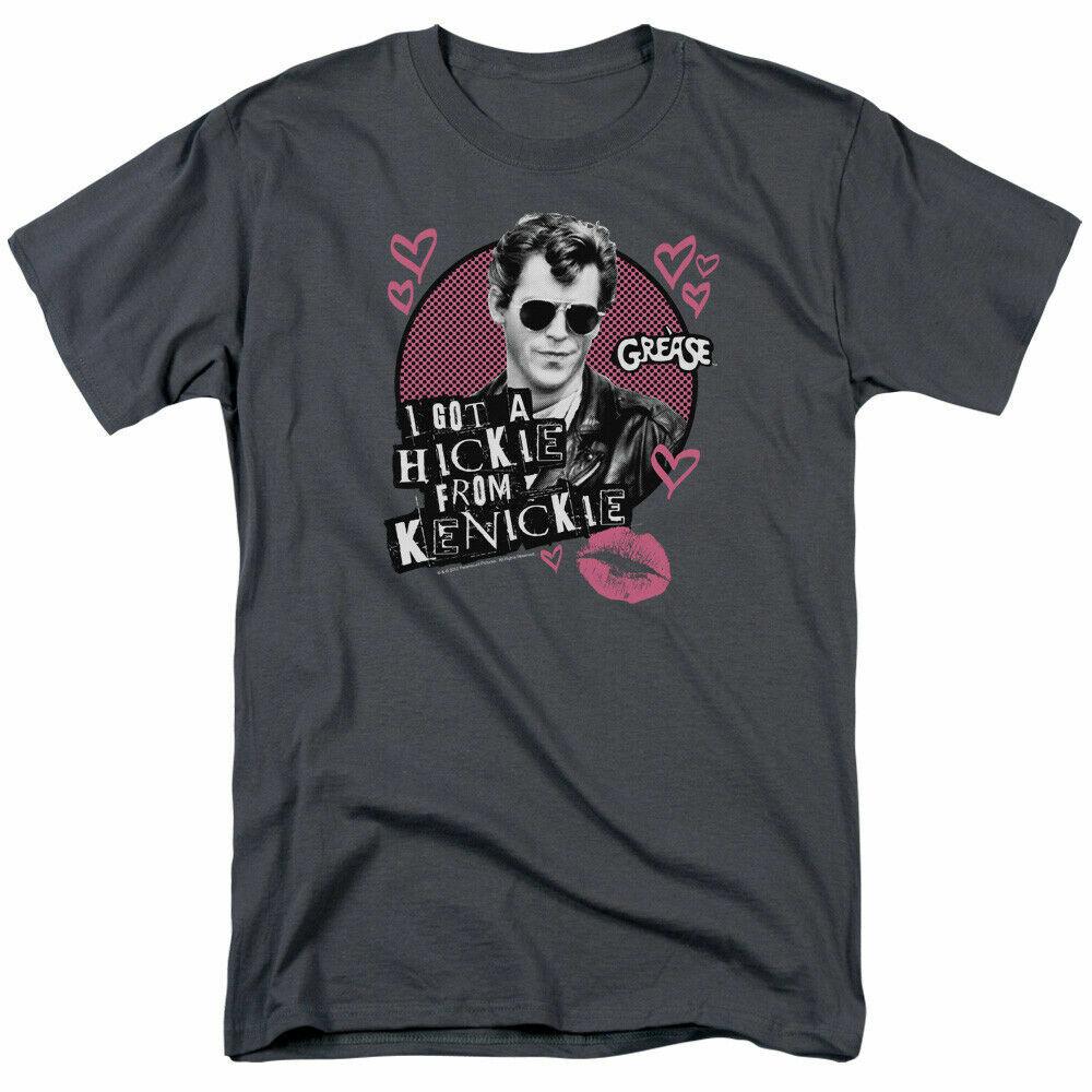 

Grease Kenickie T Shirt Licensed Musical Romance Movie Retro Tee New Charcoal M