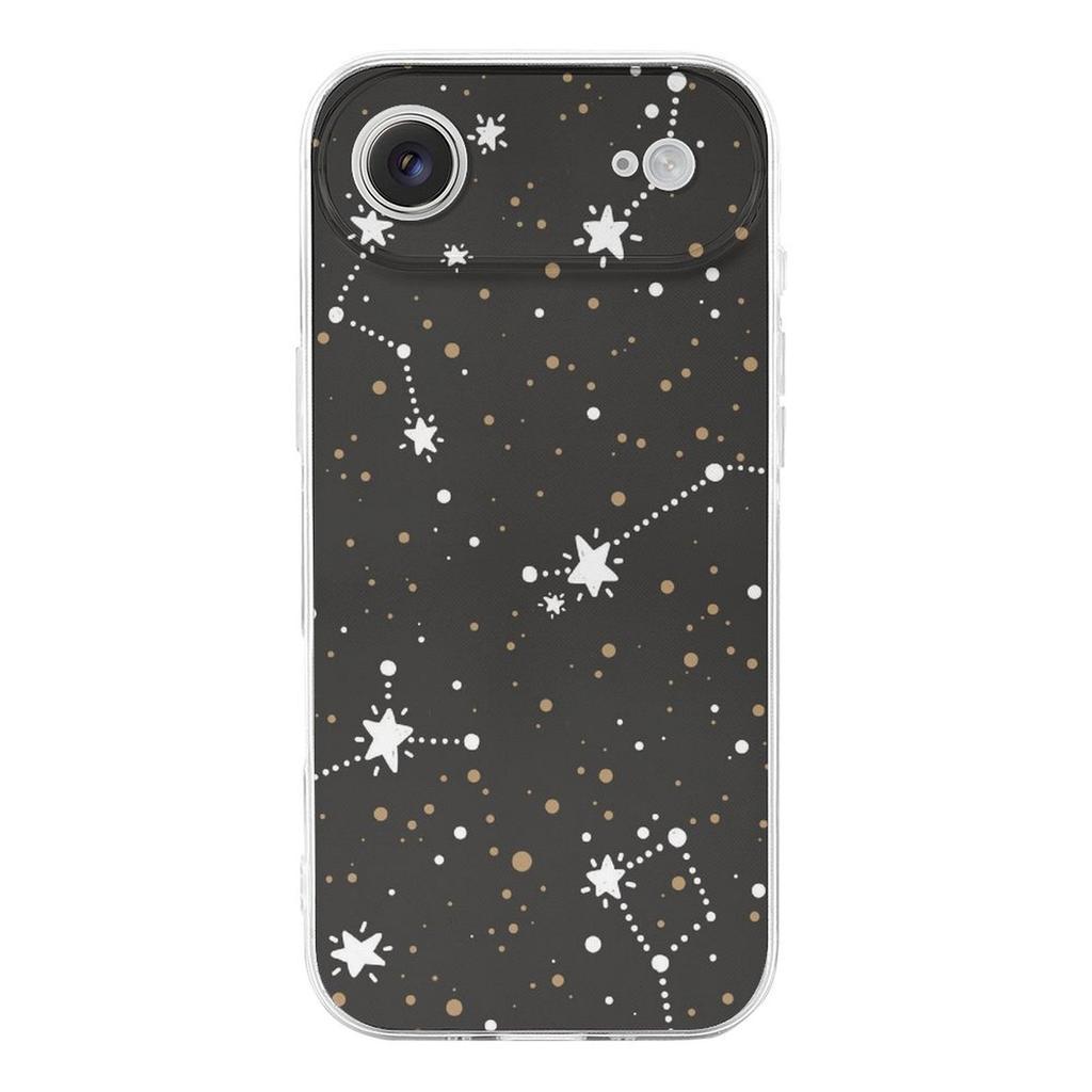 1 Pack For Iphone 17/17Air/17Pro/17ProMax Crystal TPU Shockproof Clear Case With Anti-Yellow Coating, Lens Lift And Slim Design