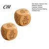 Reading Decider Dice 1/2Pcs Wooden Decision Dice, 6-Sided Decision-Making for Compact Bookworms, Theme Gift Lovers Cube
