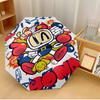 Bomberman Printed Umbrella Lightweight for Travel Camping and Leisure a Musthave for Family Holidays and Birthday Gifts