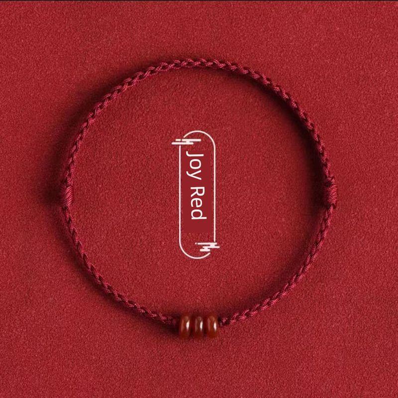 

2025 Новый Натуральный Красный Агат Браслет Браслет на Ногу Женский Ручной Работы Год Животного Счастливый Браслет на Ногу Высокий Вкус Red agate abacus bead Anklet [wine red rope]]