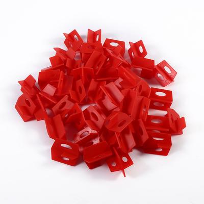 50 Pezzi 1 16 Sistema di Livellamento Piastrelle Rosso Distanziatore a 3 Lati Croce e Forma a T Strumenti Ceramica Pavimento Parete