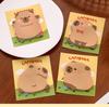 Creative Capybara Sticky Notes Kawaii Memo Pads Annotation Highlight Tabs Reminder Bookmark Stickers Office Study Supplies