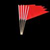 Ground Insertable Small Red Training Flags