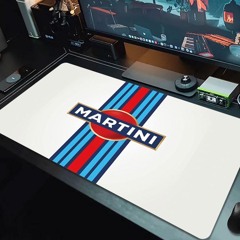 Martini Racing Large Size Mouse Pad Large Gaming Table Cushion Non-slip Laptop Tablet Big Mousepad XXL Mat Mini PC Playmat With Lock edge