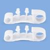 Double-Hole Snail Toe Separator: Soft Bunion & Overlapping Toe Corrector for Men & Women
