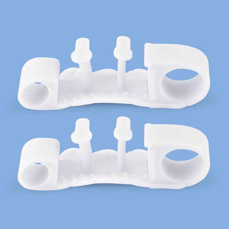 Double-Hole Snail Toe Separator: Soft Bunion & Overlapping Toe Corrector for Men & Women