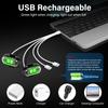7-Farben-LED-Autostroboskoplichter Motorrad-LED-Positionslicht Kabellose Leuchte Drohne Kabellose Fernbedienung Blinkendes Warnsignal