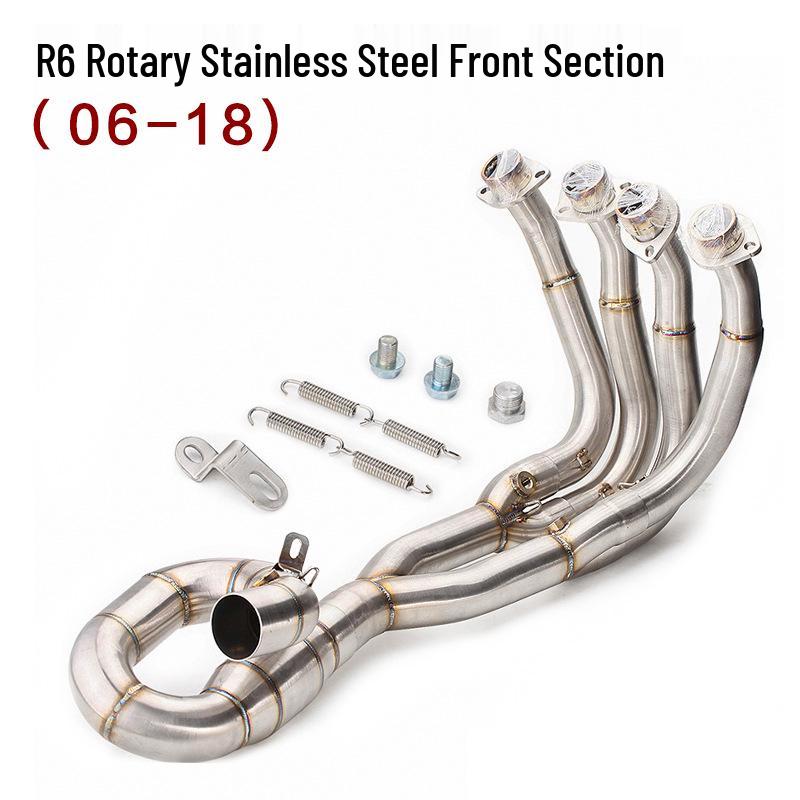 Yamaha YZF-R6 Mid-section Exhaust Pipe for Modified Motorcycles (Fits 98-05, 06-18 Models)