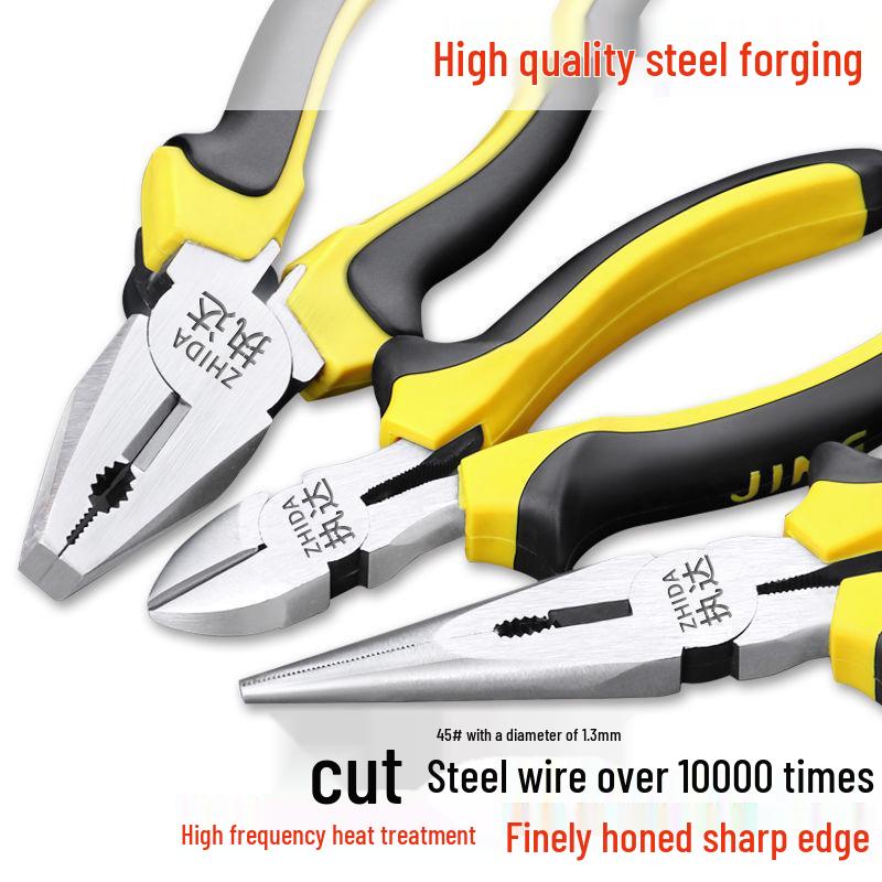 Knipex Electrician's Multifunctional Needle Nose & Diagonal Cutting Wire Stripper Pliers