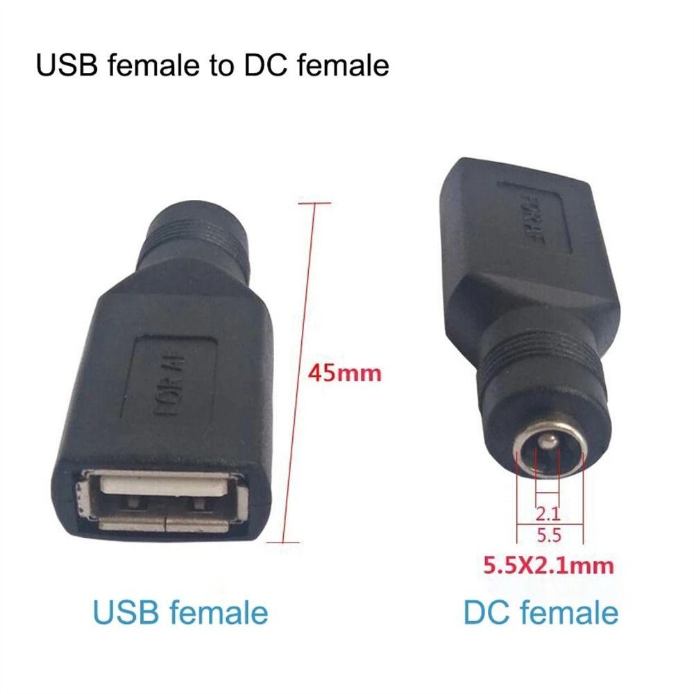 DC Power Adapter USB 2.0 Stecker Buchse USB Conenctor Weibliche Power Jack DC Power Converter