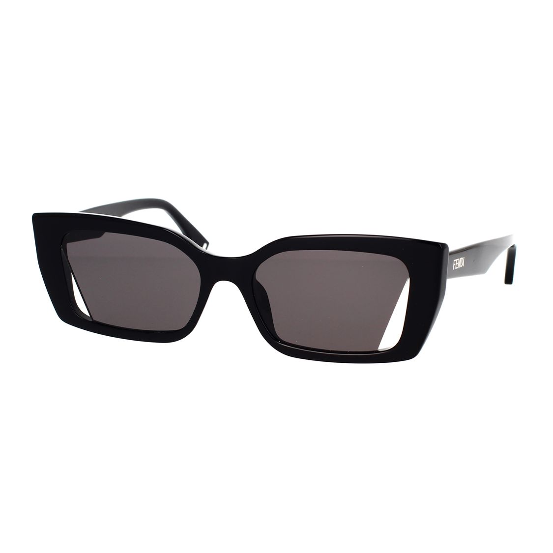

Fendi Minimalist Fashion Acetate Frame Sunglasses Women sunglasses Black FE40032I01A Black,54