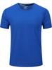 Ice Silk Quick-Dry Round Neck Sports T-Shirt for Outdoor, Tennis, Running, Auto Repair, and Advertising with Short Sleeves and Logo Print