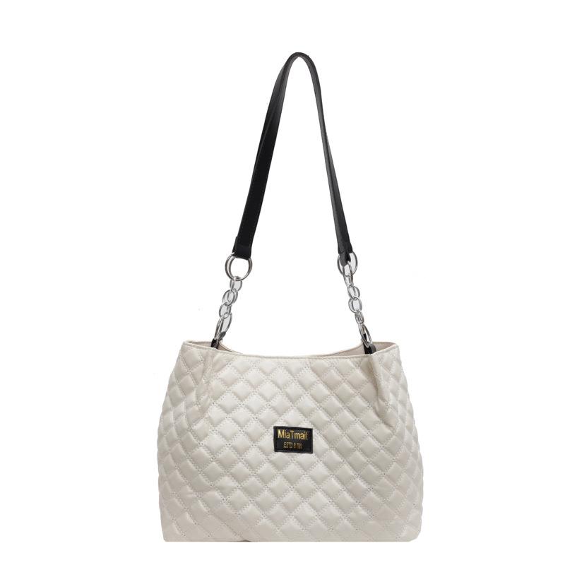 Väska med stor kapacitet Dammode Pendlarväska Damgymnasieelev Klass Axelhandväska