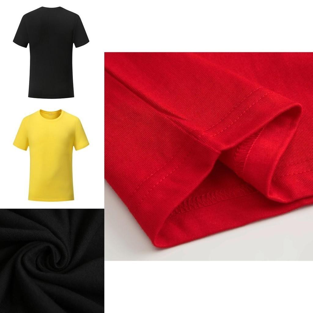 Premium Cotton Men Women Plain T Shirts With Soft Short Sleeves Crew Neck