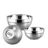LIJIA KITCHENWARE Dubbelwandige Geïsoleerde Kommenset van 304 Roestvrij Staal