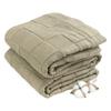 Rivere Gauze Single Towel Summer Lightweight Blanket Blanket, 4-Layer Gauze, Size, 100% Cotton, Blanket, Blanket, Throw, (Gray Beige)
