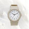 Fieldwork Women's Analog Watch with TPU Strap, Silver Indexes, Gray, Purse, YM115-4